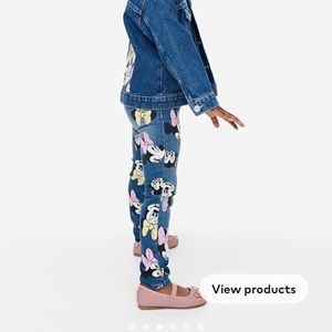 Minnie Leggings Jeggings Jeans Girls Toddler 5T Disney